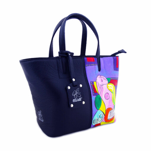 Hand painted bag - Reading Marie Therese by Picasso