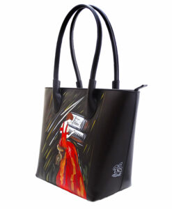Borsa dipinta a mano – La signora in rosso di Boldini