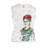 T-shirt dipinta a mano – Passione per Frida color