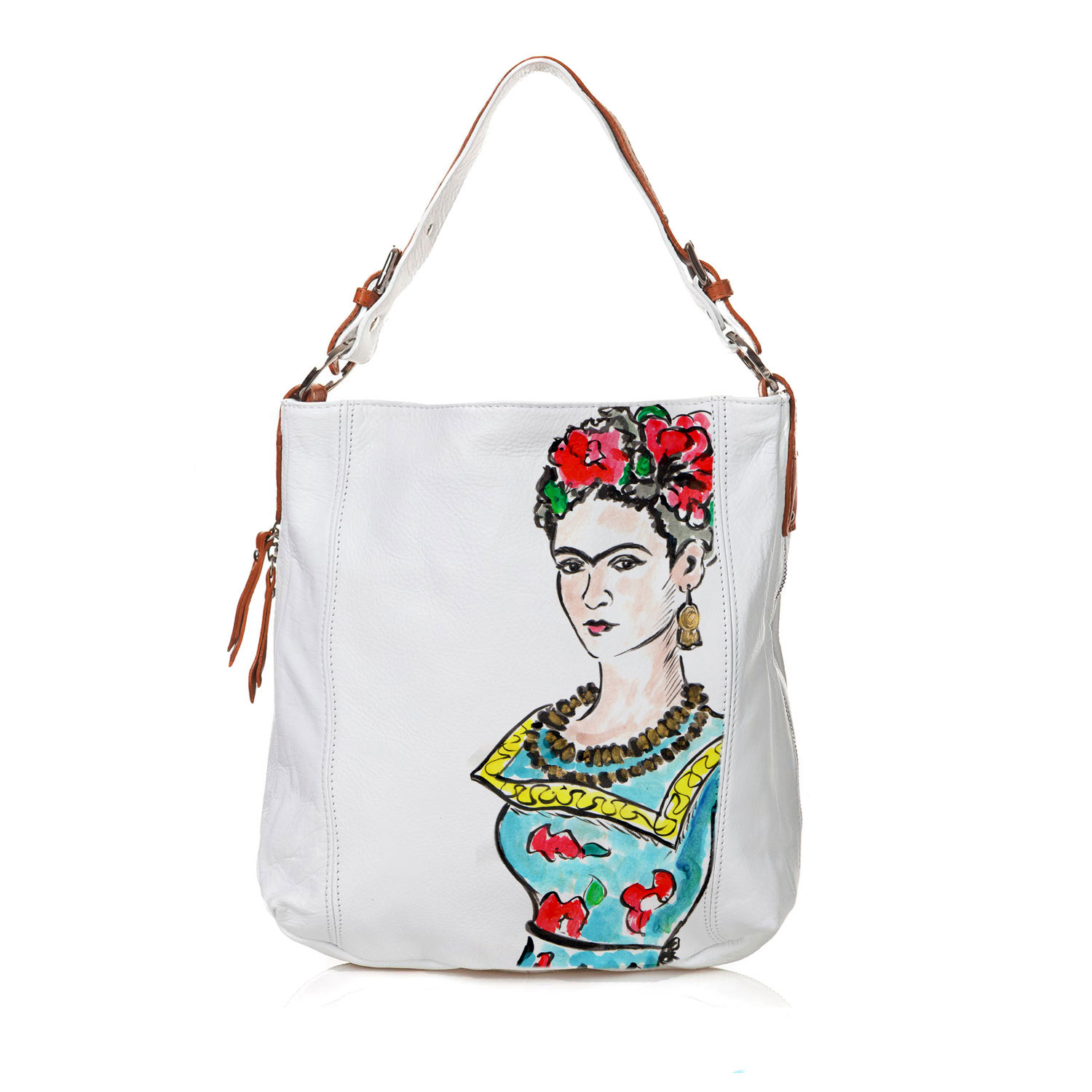 Borsa dipinta a mano – Passione per Frida color