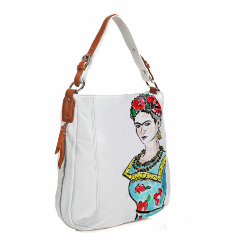 Borsa dipinta a mano – Passione per Frida color