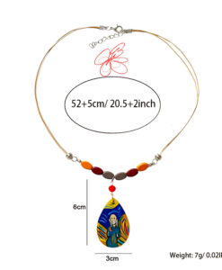Collana dipinta a mano – L’urlo di Munch
