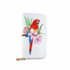 Portafoglio dipinto a mano – Red parrot