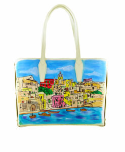 Borsa dipinta a mano – I love Procida