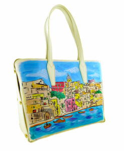 Borsa dipinta a mano – I love Procida