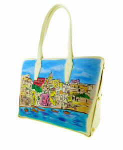 Borsa dipinta a mano – I love Procida