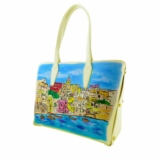 Borsa dipinta a mano – I love Procida