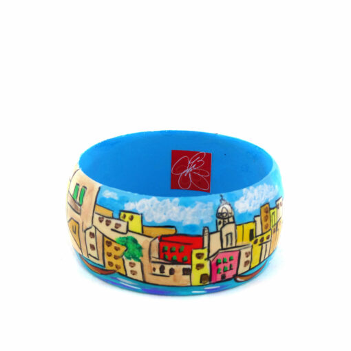 Bracciale dipinto a mano – I love Procida