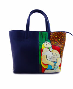 Borsa dipinta a mano – Il sogno di Picasso