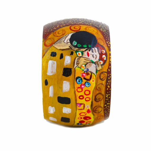 Bracciale dipinto a mano – Il bacio di Klimt