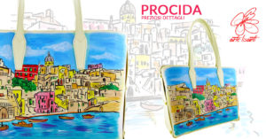 Borsa dipinta a mano – I love Procida