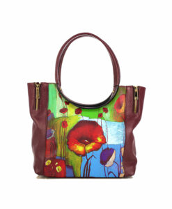 Borsa dipinta a mano - Garden Dream