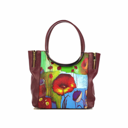 Borsa dipinta a mano - Garden Dream