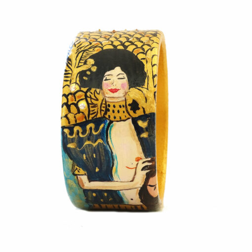 Bracciale dipinto a mano – Giuditta di Klimt