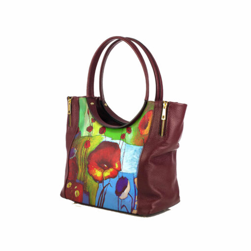 Borsa dipinta a mano - Garden Dream