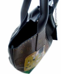 Borsa dipinta a mano – Il bacio di Klimt