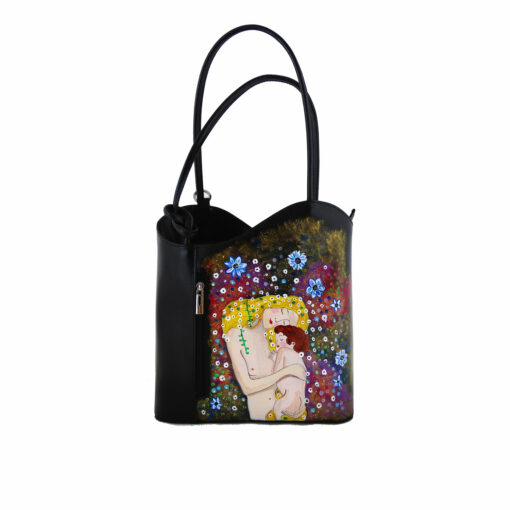 Borsa dipinta a mano – Madre e figlio di Klimt