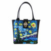 Borsa dipinta a mano – La notte stellata di Van Gogh