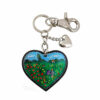 Hand painted keychain – Poppies by Monet