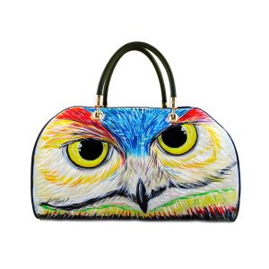 Borsa dipinta a mano – Owl