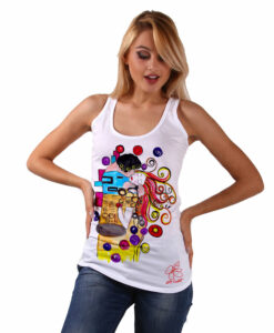 T-shirt - Omaggio al Bacio Appassionato di Sophie Vogel cartoon color