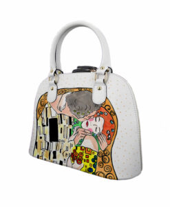 Borsa dipinta a mano – Il bacio di Klimt cartoon color