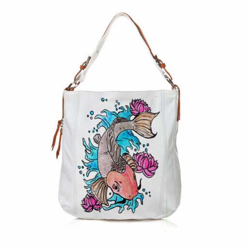 Borsa dipinta a mano – Cat fish
