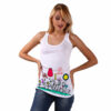 Hand-painted Tank top - Naif flowers