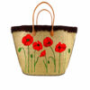 Handpainted bag - Poppies