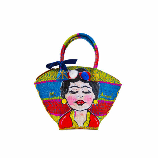 Borsa dipinta a mano – I Love Frida