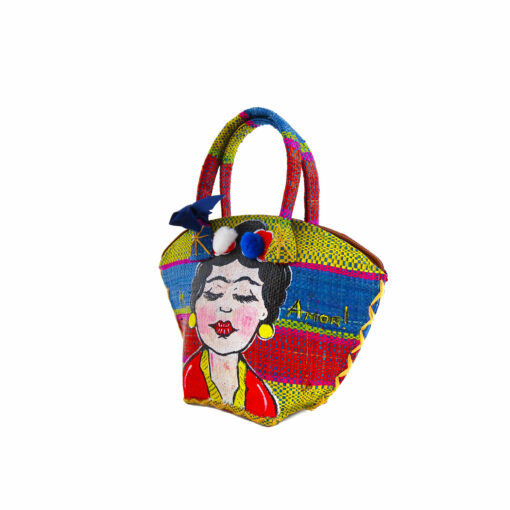 Borsa dipinta a mano – I Love Frida