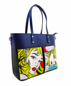 Hand-painted bag - Cartoons by Roy Lichtenstein