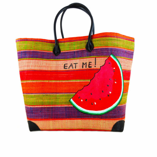 Borsa dipinta a mano – Eat Me!