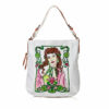 Borsa dipinta a mano - Omaggio ad Alphonse Mucha