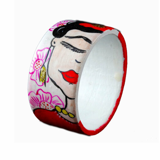 Bracciale quadri famosi dipinto a mano – I Love Frida Kahlo