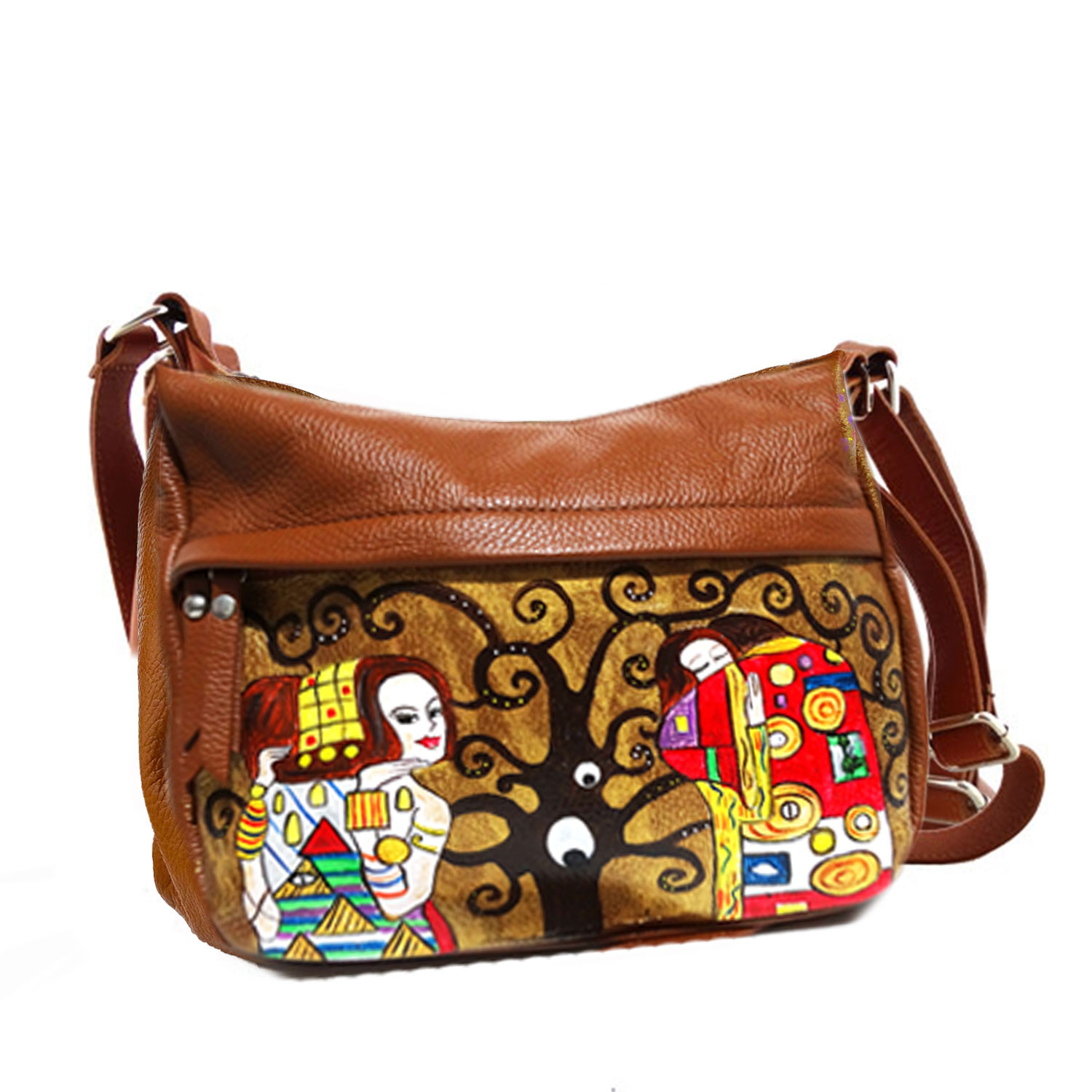 Hand Painted Bag The Tree Of Life By Klimt