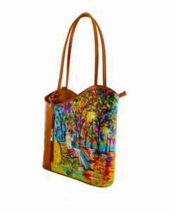 Hand painted bag - Tribute to love by Leonid Afremov