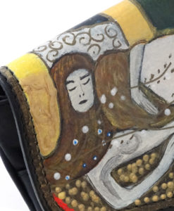 Borsa dipinta a mano – Serpenti d’Acqua di Klimt