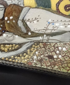 Borsa dipinta a mano – Serpenti d’Acqua di Klimt