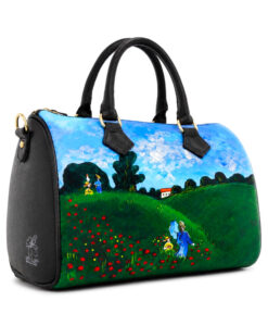 Borsa dipinta a mano - I papaveri di Monet
