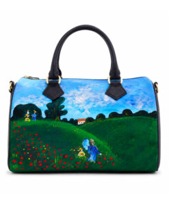 Borsa dipinta a mano - I papaveri di Monet