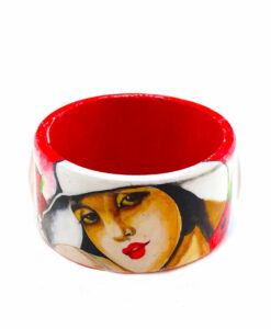 Bracciale dipinto a mano – In piena estate di Tamara de Lempicka