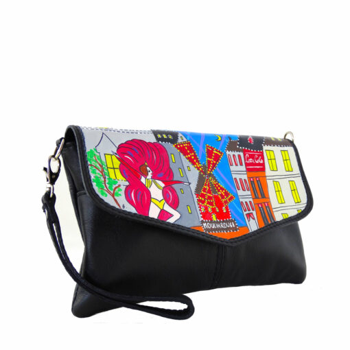 Borsa dipinta a mano – Moulin Rouge