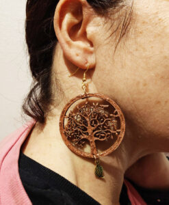 Orecchini dipinti a mano – L’albero della vita di Klimt