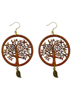 Orecchini dipinti a mano – L' albero della vita di Klimt