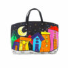 Borsa dipinta a mano – Cartoon City Night