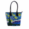 Borsa dipinta a mano – La Notte stellata di Van Gogh