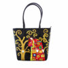 Borsa in pelle dipinta a mano - L'albero della vita di Klimt