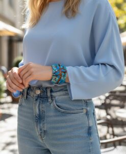 Bracciale dipinto a mano – Il Mandorlo di Van Gogh