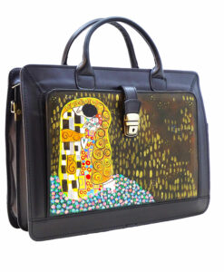 Borsa dipinta a mano – Il bacio di Klimt